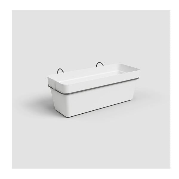 Fioriera sospesa autoinnaffiante in plastica riciclata da 50 cm Capri - Artevasi-image-1