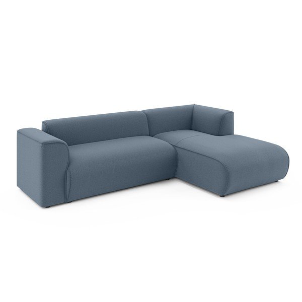 Divano angolare blu (con penisola a destra/con chaise lounge) Merid  – Ropez-image-2