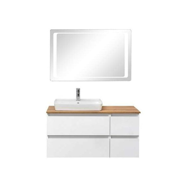 Specchio da parete con illuminazione 110x70 cm Set 360 - Pelipal-image-1