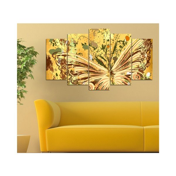 Pittura in più parti Amarillo, 102 x 60 cm - Insigne-image-1