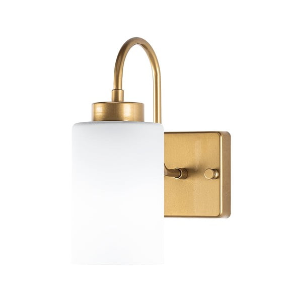 Lampada da parete in bianco e oro ø 10 cm Duzsuz - Opviq lights