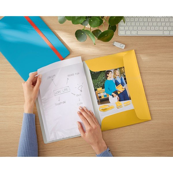 Libro catalogo giallo , A4 Cosy - Leitz-image-1