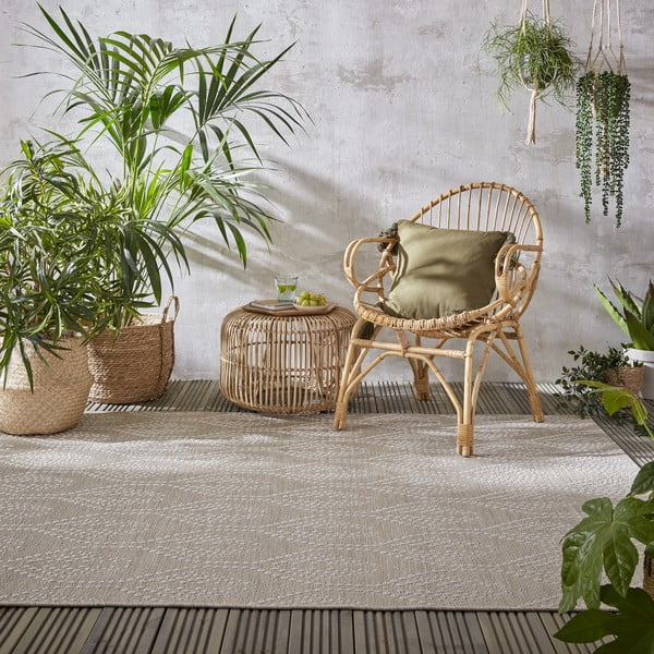 Tappeto per esterni beige/naturale 120x170 cm Seed - Flair Rugs-image-1