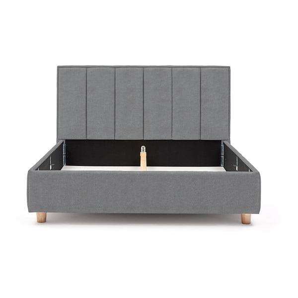 Letto matrimoniale grigio-blu con griglia e contenitore , 180 x 200 cm Wega - ProSpánek-image-3