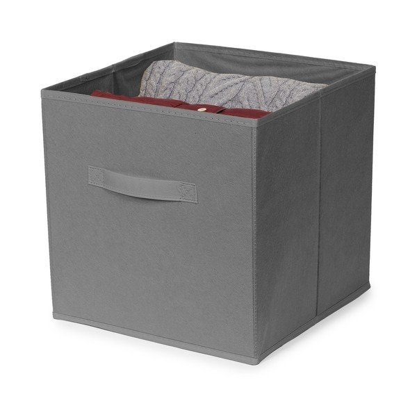 Scatola grigio scuro in plastica 31x31x31 cm – Compactor-image-1