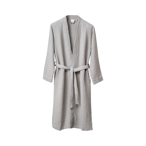 Accappatoio grigio in mussola S/M Kimono – Foutastic