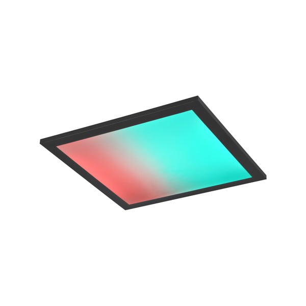 Plafoniera LED nera 29,5x29,5 cm Beta - Reality-image-1