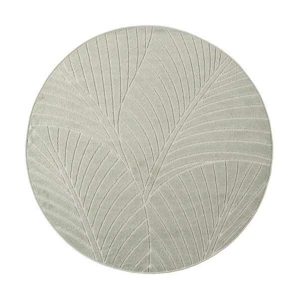 Tappeto da interno/esterno rotondo verde ø 80 cm Nova 1203 – Ayyildiz Carpets