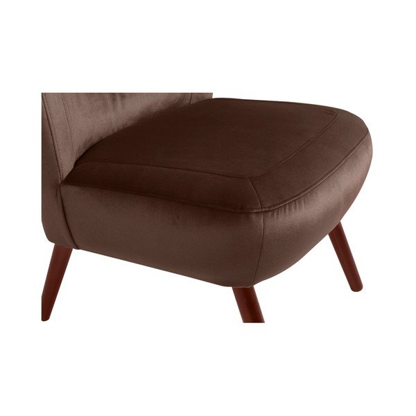 Poltrona marrone scuro Velvet Sari - Max Winzer-image-3