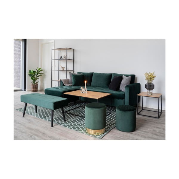 Tavolino con piano in rovere decorato, 90 x 60 cm Vita - House Nordic-image-4