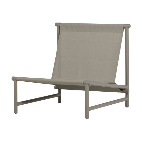 Poltrona da esterno beige in metallo/in imbottito Elvo – WOOOD-image-4