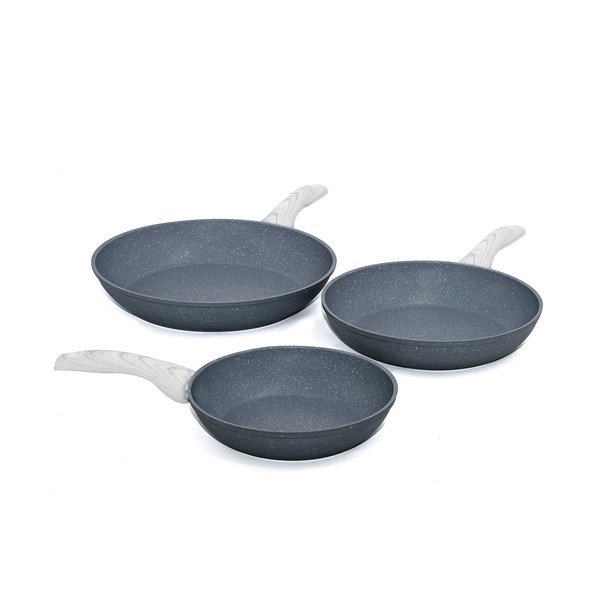 Set di 3 teglie grigie Pierre Gourmet - Bisetti