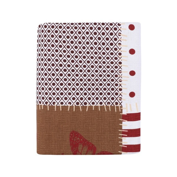 Copriletto leggero in cotone trapuntato Butterfly, 160 x 230 cm - Mijolnir-image-2