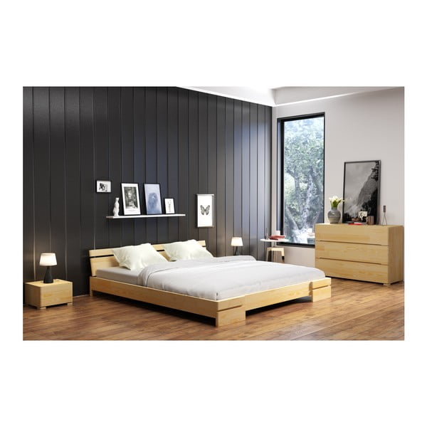 Dvoulůžková postel z borovicového dřeva SKANDICA Sparta, 140 x 200 cm-image-4