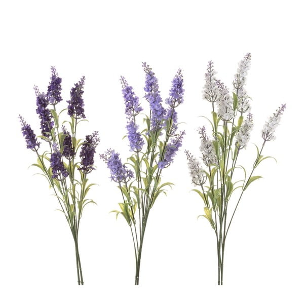 Fiori artificiali in set da 3 (altezza 55 cm) Lavender - Casa Selección