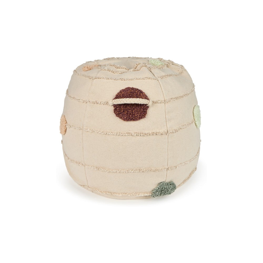 Pouf per bambini color crema Solar System - Lorena Canals | Pouf per bambini