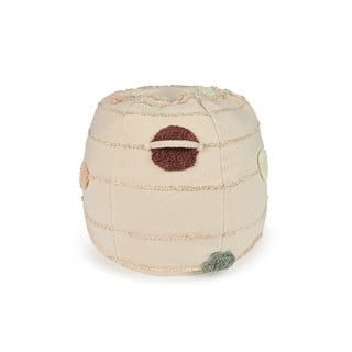 Pouf per bambini color crema Solar System - Lorena Canals