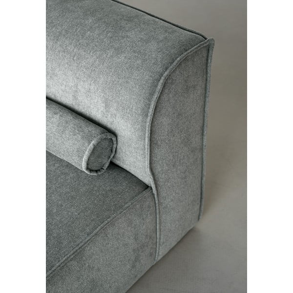 Divano angolare componibile in verde chiaro (con penisola a sinistra) Flex Felix – Miuform-image-4