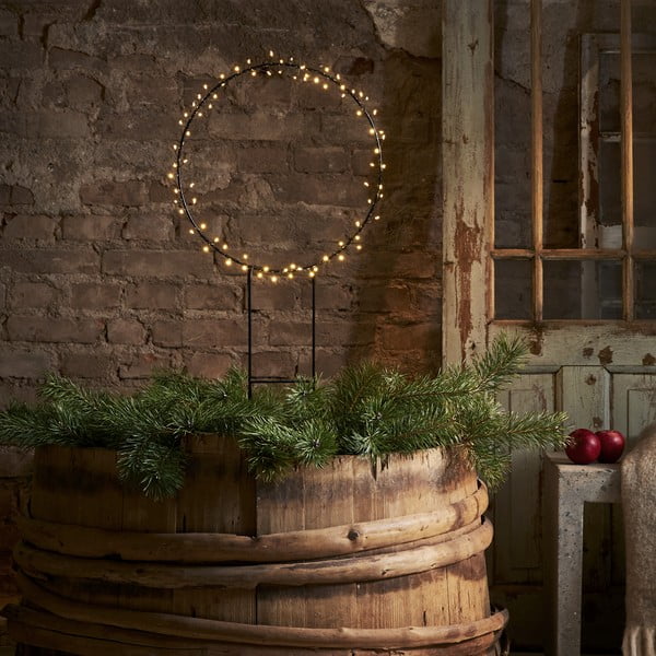 Decorazione luminosa nera per esterni Barlumi - Star Trading-image-1