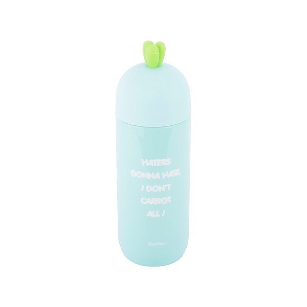 Světle zelená nerezová termoláhev Tantitoni Cute Carrot, 280 ml