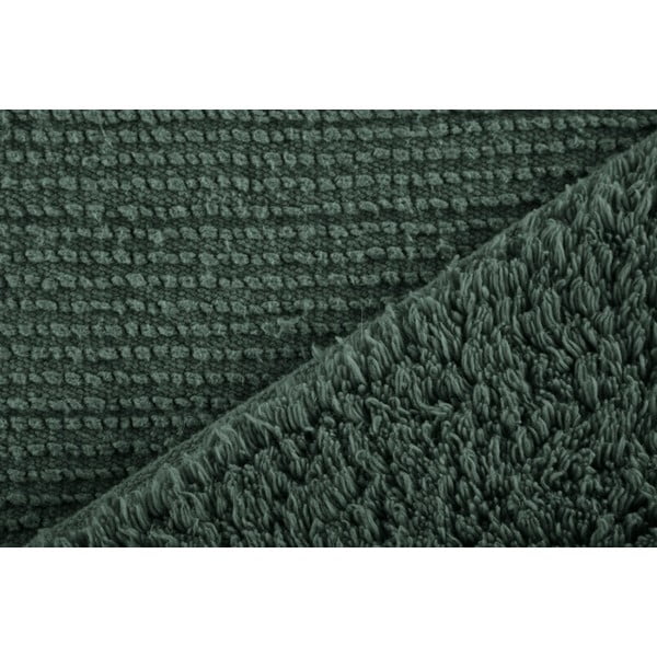 Tappeto da bagno verde scuro 60x60 cm Riva - Tiseco Home Studio-image-1