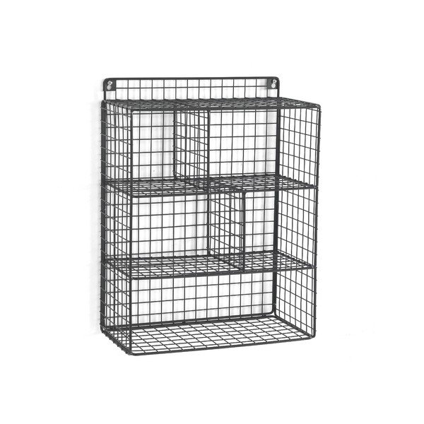 Organizzatore da parete nero Griglia - Tomasucci