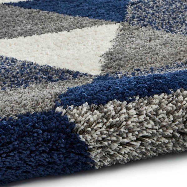 Tappeto Royal Nomadic Angles grigio-blu, 160 x 220 cm - Think Rugs-image-4