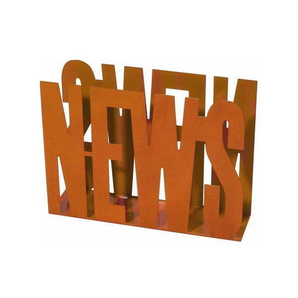 Stojan na noviny News, oranžový