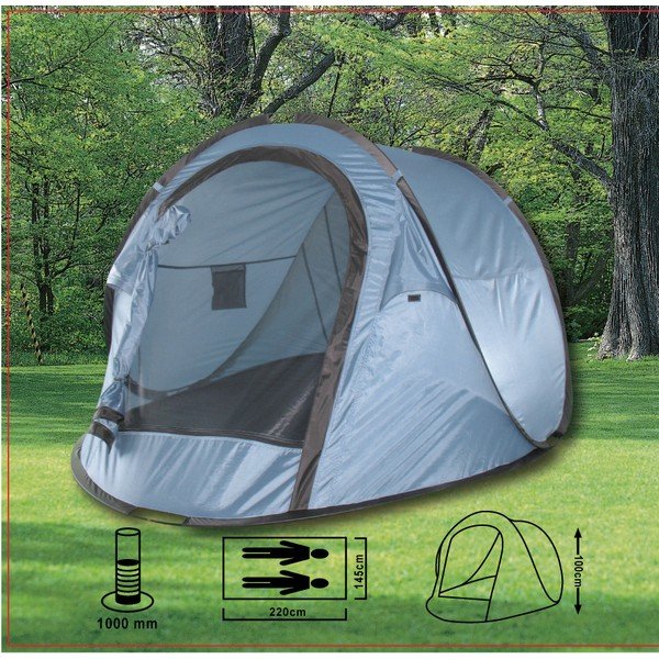 Tenda da campeggio blu 2 persone Strela - Garden Pleasure-image-1