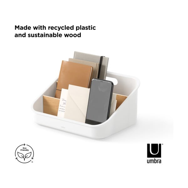 Organizer da bagno in plastica bianca per cosmetici Bellwood - Umbra-image-4