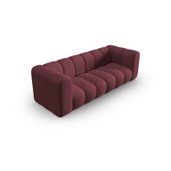 Divano bordeaux 228 cm Lupine - Micadoni Home-image-3