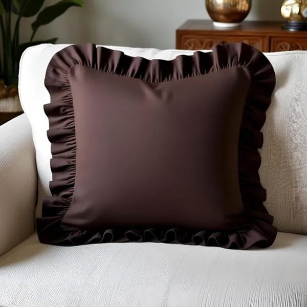 Federa decorativa in misto cotone 40x40 cm Ruffled – Mila Home