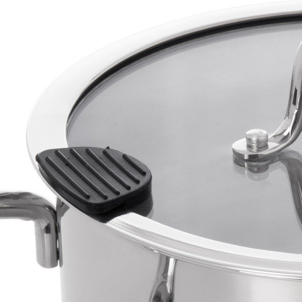 Casseruola in acciaio inox con coperchio incluso 3 l Venice – Orion-image-4