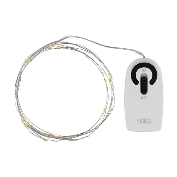 Catena luminosa 20 lampadine lunghezza 190 cm Knirke - Sirius