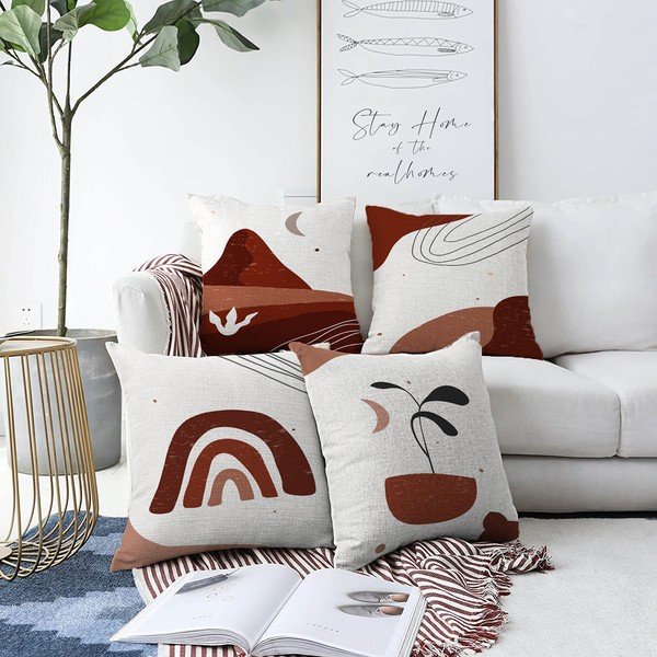 Set di 4 federe Egitto, 55 x 55 cm - Minimalist Cushion Covers