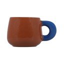 Tazza marrone scuro in new bone china 470 ml Coco – ONA
