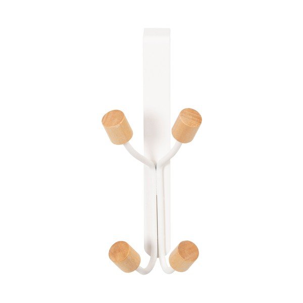 Appendiabiti da porta in metallo con 4 ganci - Compactor-image-2