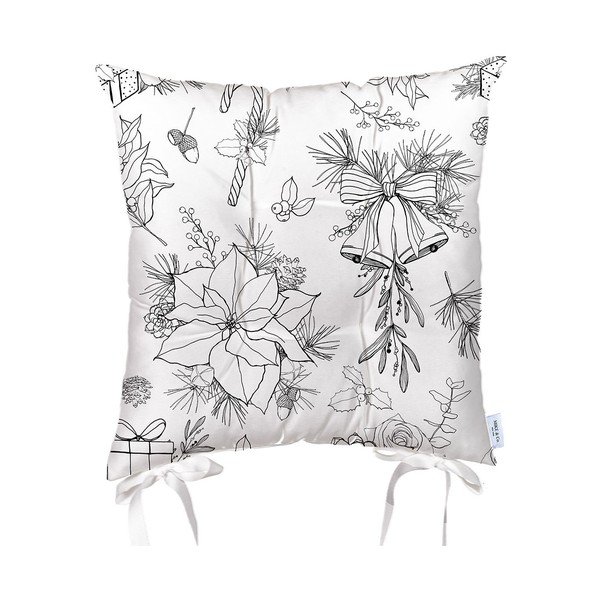 Seduta in bianco e nero , 43 x 43 cm Honey - Mike & Co. NEW YORK
