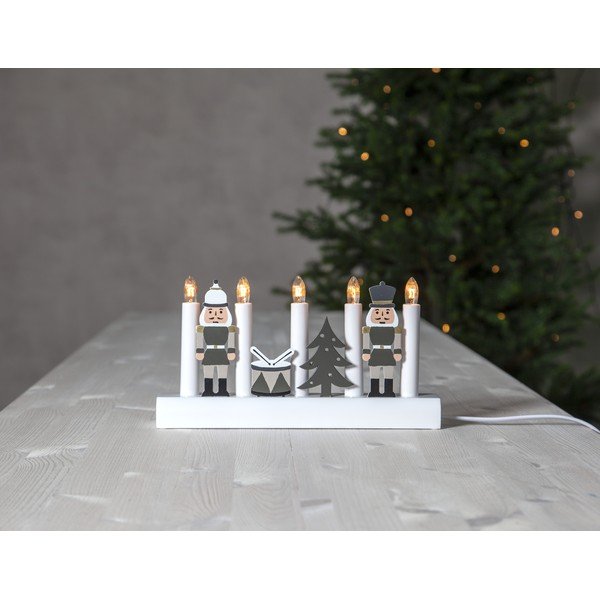 Portacandele LED con alimentazione a corrente (altezza totale 15 cm) Julia – Star Trading-image-1