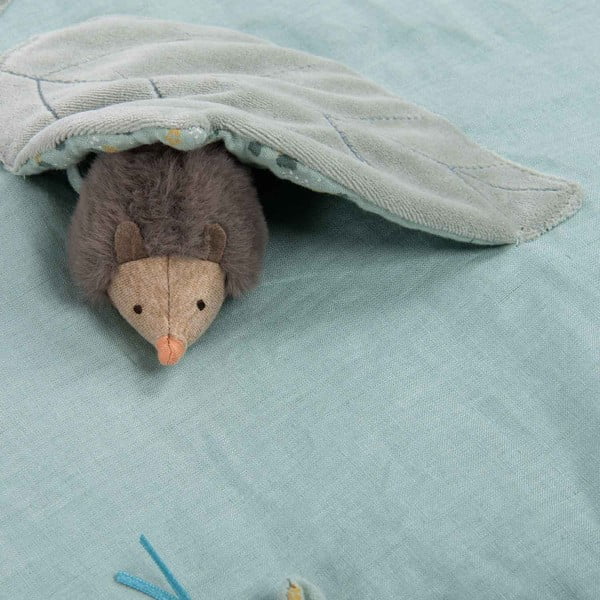 Tappeto da gioco per bambini verde chiaro Trois Petits Lapins - Moulin Roty-image-2