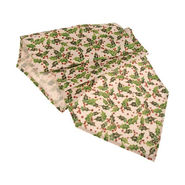 Runner da tavola beige e verde , 140 x 32 cm - Dakls