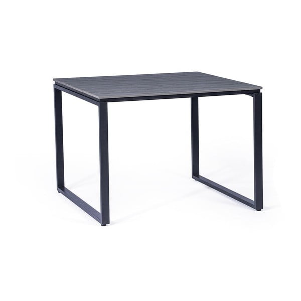 Set di 2 sedie da pranzo in rattan Carla e tavolo nero Strong - Bonami Essentials-image-1