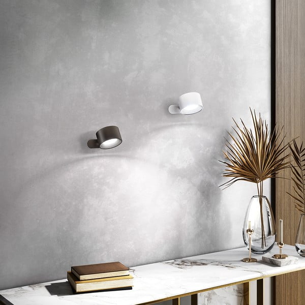 Lampada da parete a LED nera Magnetics - Fischer & Honsel-image-1