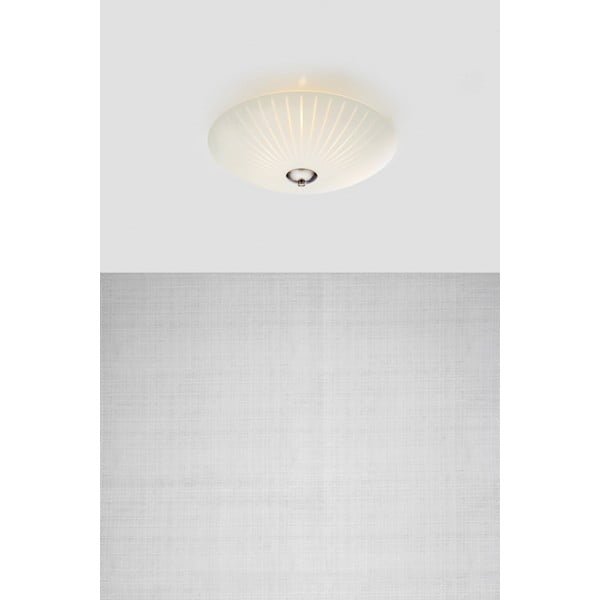 Plafoniera bianca con paralume in vetro ø 43 cm Cut – Markslöjd-image-1
