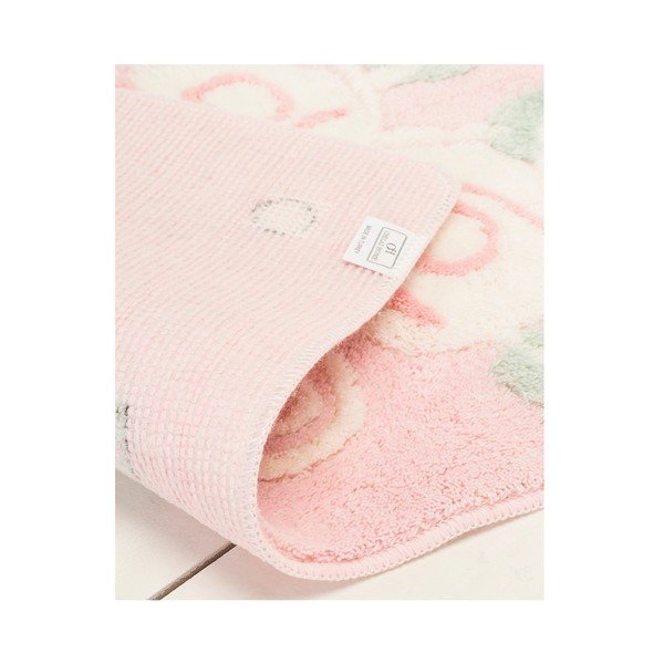 Set di 2 tappeti da bagno rosa Jardin - Foutastic-image-2