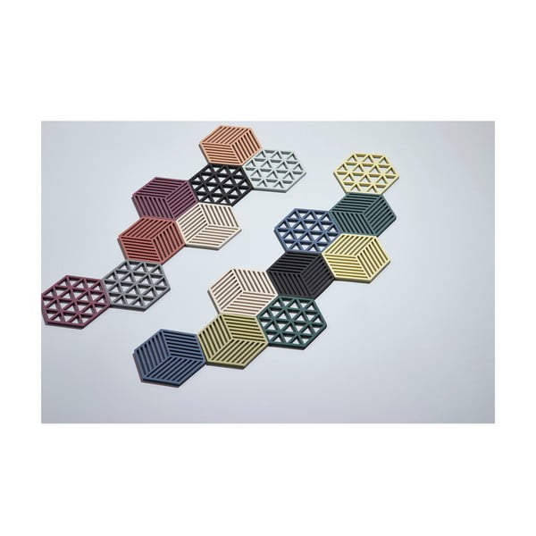 Tappetino in silicone grigio Triangoli - Zone-image-1