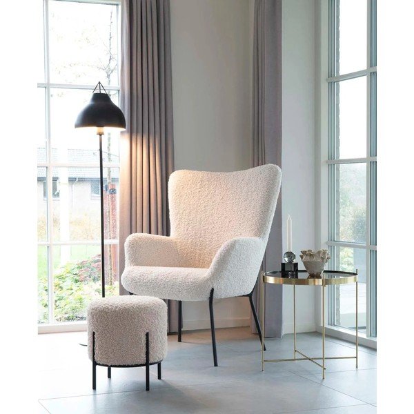 Sgabello beige Alford - House Nordic-image-1