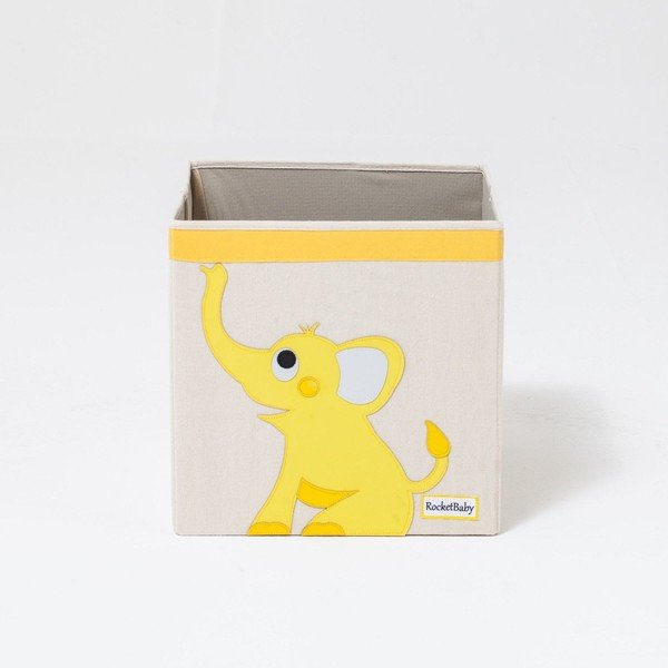 Scatola portaoggetti per bambini in tessuto Robby the Elephant - Rocket Baby-image-2