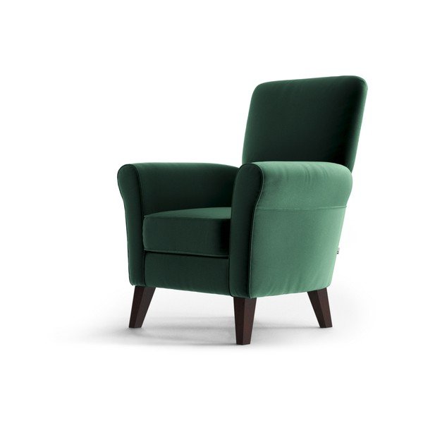 Poltrona in velluto verde Balard - My Pop Design