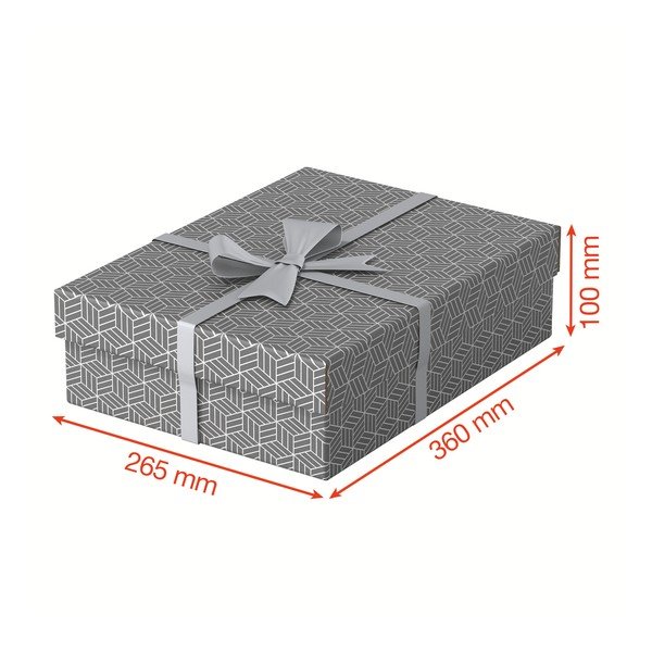 Set di 3 scatole portaoggetti grigie , 26,5 x 36 cm - Esselte Home-image-2